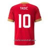 Camiseta de fútbol Serbia Dusan Tadic 10 Primera Equipación Mundial 2022 - Hombre